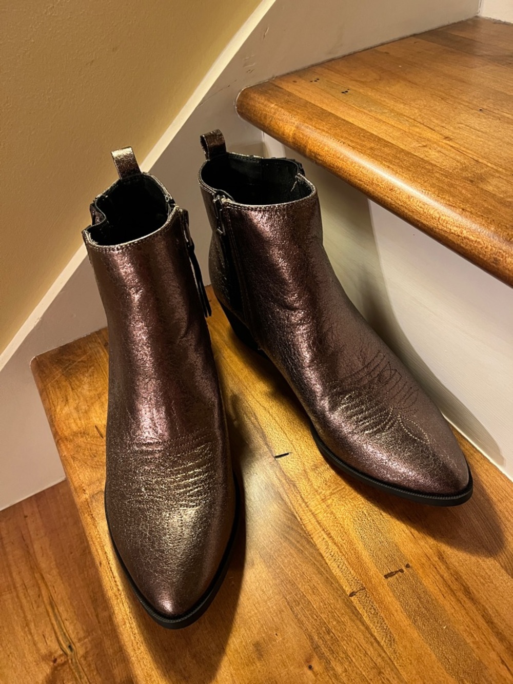 Sam Edelman Hartford Boots 10 bronze NWOT